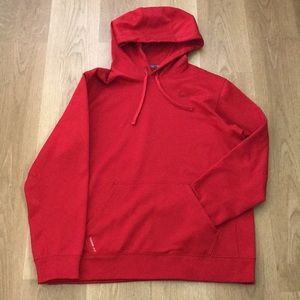 Nike Therma-Fit Red Hoodie Sweatshirt, Size L